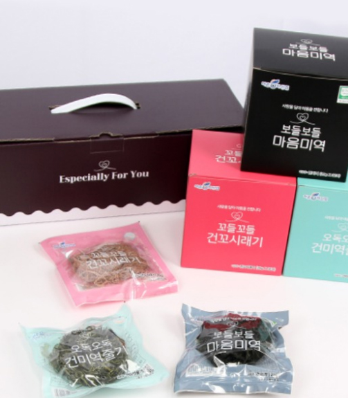 [고흥신평어촌계] 마음을 선물하는 해조류 3종세트(미역, 꼬시래기, 미역줄기)